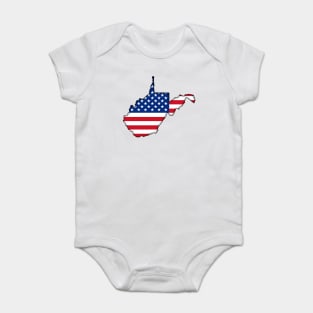 West Virginia USA Baby Bodysuit